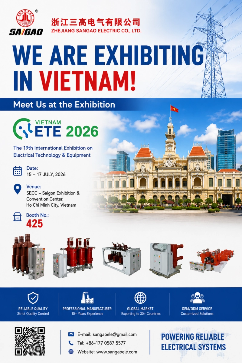 SANGAO Berpartisipasi dalam Vietnam ETE & Greenergy Expo 2026